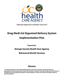 Drug Medi-Cal Organized Delivery System Implementation Plan