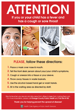 English language H1N1 prevention poster - PDF file