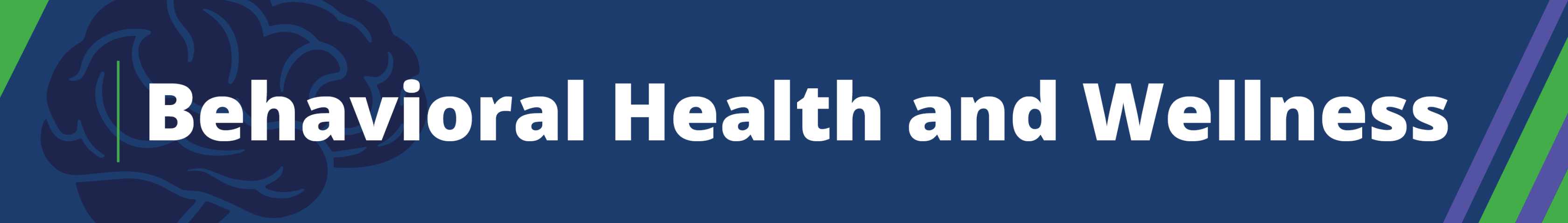 Behavioral Health and Wellness Banner Image