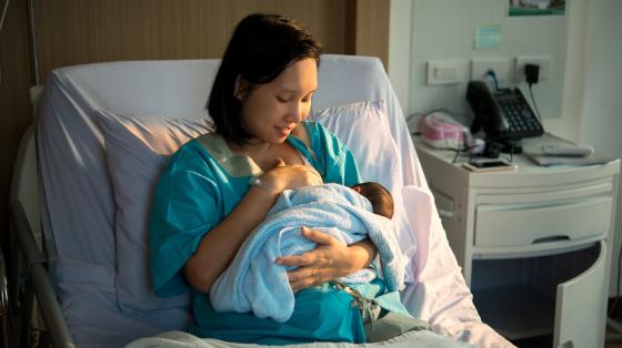 breastfeeding mother