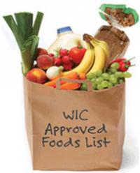 WIC food bag