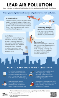 lead air pollution flyer