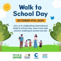 Walk to School Day Flyer Social