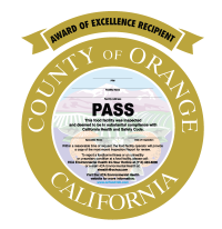 AWARD OF EXCELLENCE PASS INSPECTION SEAL