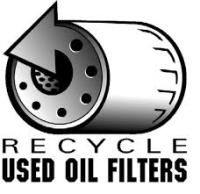 recycle used oil filters logo