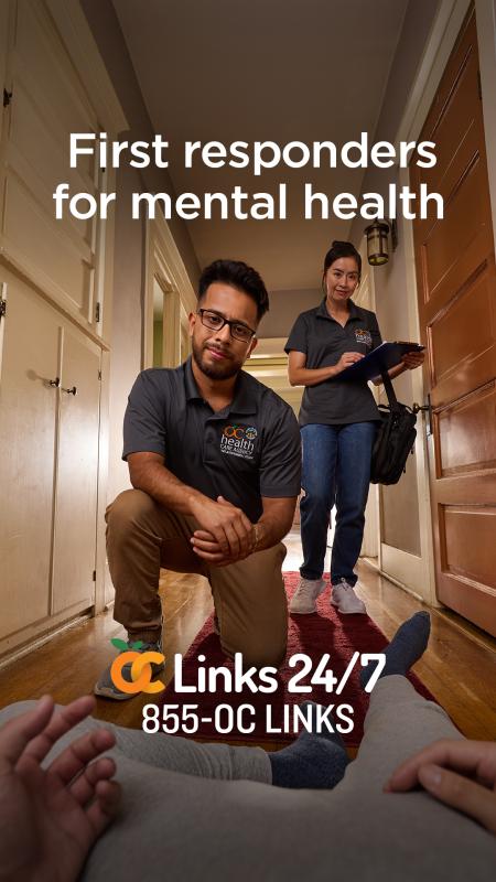 mental health professionals in hallway