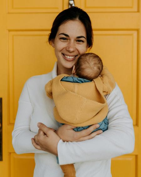 woman and baby