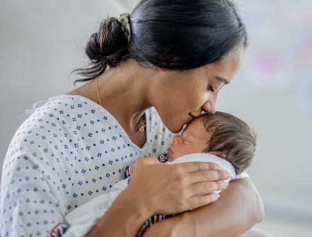 Mother and baby